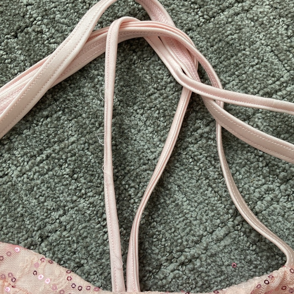 Kelle Laced Dance Costume w/ Sequin in Pink - Picture 11 of 14